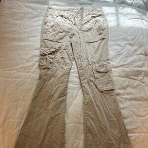 Garage Tan Low Rise Cargo Pants